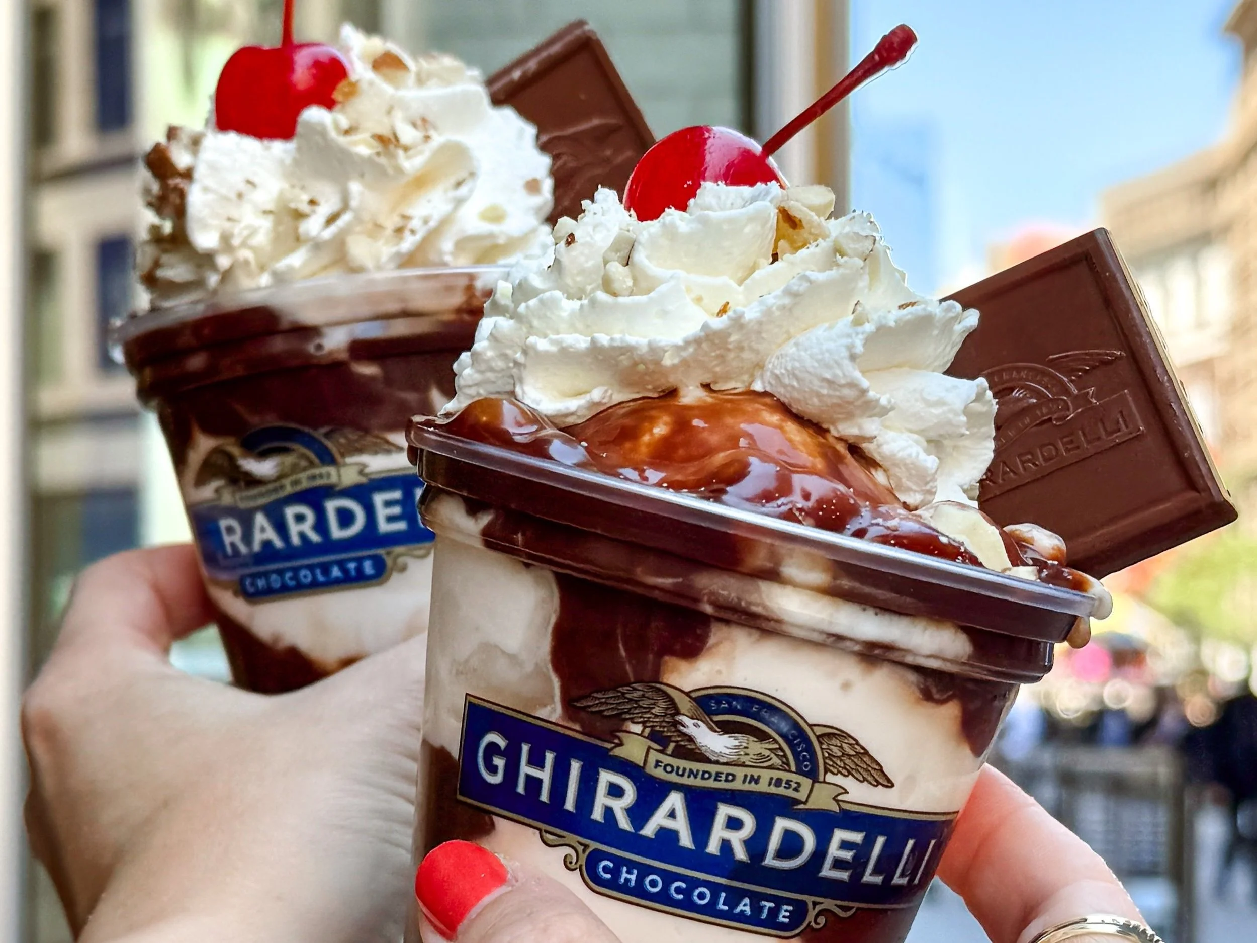 National Hot Fudge Sundae Day — Ghirardelli Square